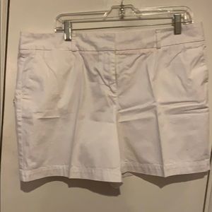 Loft white shorts